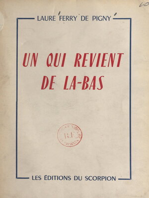 cover image of Un qui revient de là-bas
